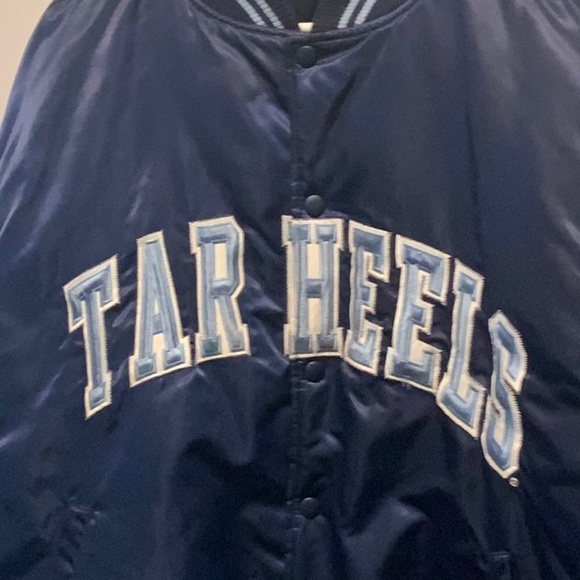 Vintage UNC TARHEELS quilted satin bomber jacket - Picture 1 of 8